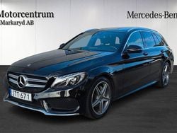 Svart Begagnad 2018 Mercedes C200 AMG Kombi | 209 000 kr (Marknadspris)