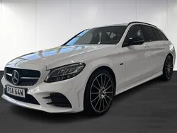 Vit (white) Begagnad 2021 Mercedes C300e Premium Kombi | 299 000 kr (Bra pris)