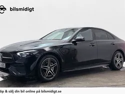 Svart Begagnad 2023 Mercedes C300e AMG line Sedan | 498 900 kr (Marknadspris)