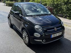 Svart Begagnad 2017 Fiat 500 Lounge Halvkombi | 79 000 kr (Bra pris)