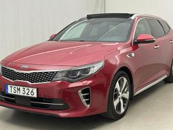 Röd Begagnad 2017 Kia Optima GT-Line Kombi | 140 000 kr (Bra pris)