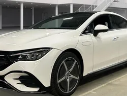 Vit (polarvit solid ) Begagnad 2024 Mercedes EQE350 AMG Sedan | 649 000 kr