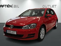 Röd Begagnad 2015 VW Golf VII Halvkombi | 89 900 kr (Marknadspris)
