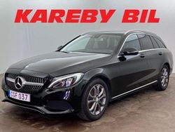 Svart Begagnad 2015 Mercedes C200 Avantgarde Kombi | 134 900 kr (Marknadspris)