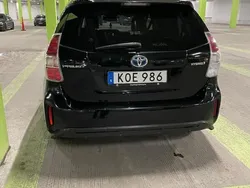Svart Begagnad 2018 Toyota Prius+ Minibuss | 140 000 kr (Bra pris)