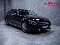 Svart Begagnad 2015 Mercedes C200 Avantgarde Kombi | 147 800 kr (Marknadspris)