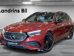 Röd Begagnad 2023 Mercedes E300 AMG Line Premium Sedan | 699 000 kr (Dyr)