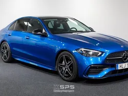 Blå Begagnad 2021 Mercedes C300 AMG line Sedan | 479 000 kr