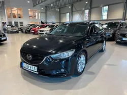 Svart Begagnad 2013 Mazda 6 Optimum Kombi | 104 900 kr (Marknadspris)
