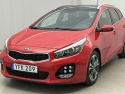 Röd Begagnad 2016 Kia Ceed GT-Line | 158 800 kr (Marknadspris)