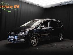 Svart Begagnad 2020 VW Sharan Minibuss | 259 900 kr (Marknadspris)