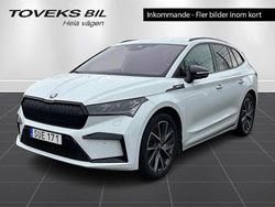 Vit (moon white metallic) Begagnad 2022 Skoda Enyaq iV SportLine SUV | 304 900 kr (Lite dyr)