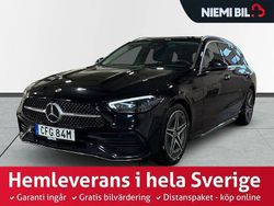 Svart Begagnad 2022 Mercedes C200 AMG line Kombi | 439 900 kr (Dyr)