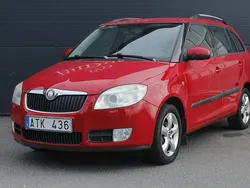 Röd Begagnad 2010 Skoda Fabia Kombi | 24 900 kr (Bra pris)