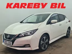 Vit Begagnad 2020 Nissan Leaf 360º Halvkombi | 138 900 kr (Bra pris)