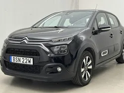 Svart Begagnad 2020 Citroën C3 Shine Halvkombi | 101 800 kr (Bra pris)