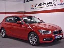 Röd Begagnad 2015 BMW 120 Sport Line Halvkombi | 179 500 kr (Marknadspris)