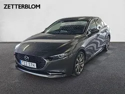 Grå Begagnad 2020 Mazda 3 Sky Sedan | 219 900 kr (Marknadspris)