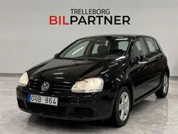 Svart Begagnad 2007 VW Golf V Trendline Halvkombi | 39 900 kr (Marknadspris)