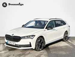 Vit Begagnad 2025 Skoda Superb SportLine Kombi | 464 000 kr (Dyr)