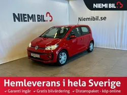 Röd Begagnad 2018 VW up! high up! Halvkombi | 119 900 kr (Lite dyr)