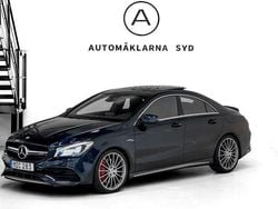 Mörkblå (blå) Begagnad 2017 Mercedes CLA45 AMG AMG Sportkupé | 329 900 kr (Bra pris)
