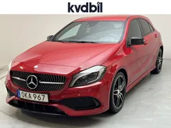 Röd Begagnad 2017 Mercedes A200 AMG Halvkombi | 194 800 kr (Marknadspris)