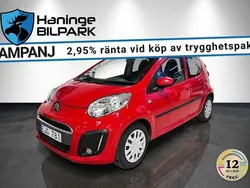Röd Begagnad 2012 Citroën C1 Halvkombi | 39 900 kr (Marknadspris)