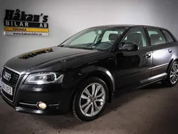 Svart Begagnad 2011 Audi A3 Sportback Ambition Halvkombi | 109 500 kr (Dyr)