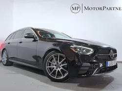 Svart Begagnad 2022 Mercedes E220 AMG Kombi | 349 900 kr (Marknadspris)
