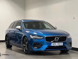Blå Begagnad 2019 Volvo V90 R-Design Kombi | 289 900 kr (Marknadspris)