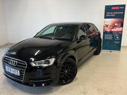 Svart Begagnad 2013 Audi A3 Sportback Attraction Halvkombi | 92 400 kr (Dyr)