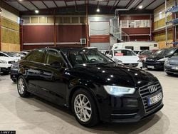 Svart Begagnad 2014 Audi A3 Sportback Attraction Halvkombi | 99 900 kr (Marknadspris)