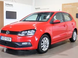 Röd Begagnad 2016 VW Polo Halvkombi | 74 900 kr (Marknadspris)