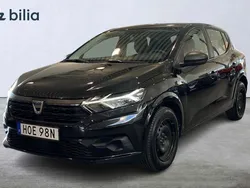 Svart Begagnad 2021 Dacia Sandero Essentiel Halvkombi | 124 900 kr (Marknadspris)