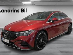 Röd Ny 2024 Mercedes EQE350 AMG line Sedan | 619 900 kr (Marknadspris)