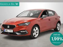 Röd Begagnad 2021 Seat Leon FR Halvkombi | 219 900 kr (Superpris)