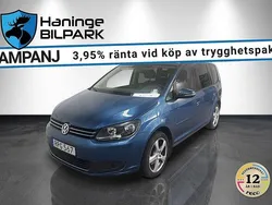 Blå Begagnad 2014 VW Touran Minibuss | 69 900 kr