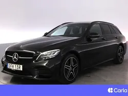 Svart Begagnad 2021 Mercedes C300e AMG Kombi | 322 900 kr (Bra pris)