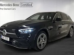 Svart Begagnad 2023 Mercedes C300e AMG Kombi | 549 700 kr (Lite dyr)