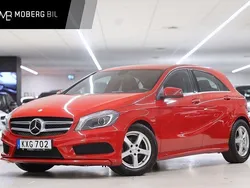 Röd Begagnad 2015 Mercedes A180 AMG Halvkombi | 144 900 kr (Marknadspris)