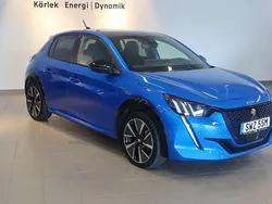 Blå vertigo Begagnad 2021 Peugeot e-208 GT Halvkombi | 219 900 kr (Lite dyr)