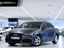 Grå Begagnad 2015 Audi A3 S-Line Sedan | 179 900 kr (Marknadspris)
