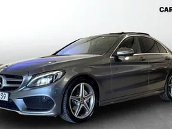Grå Begagnad 2018 Mercedes C220 AMG Sedan | 259 900 kr (Marknadspris)