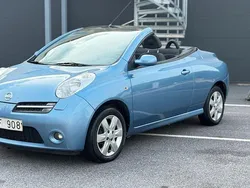 Blå Begagnad 2006 Nissan Micra C+C Cab | 39 400 kr (Marknadspris)
