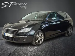 Svart Begagnad 2016 Peugeot 308 Halvkombi | 89 900 kr (Marknadspris)