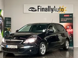 Svart Begagnad 2014 Peugeot 308 Active Halvkombi | 59 900 kr (Marknadspris)