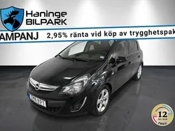Svart Begagnad 2012 Opel Corsa Enjoy Halvkombi | 99 900 kr
