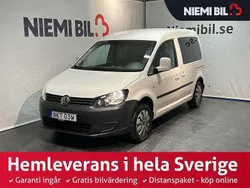 Vit Begagnad 2015 VW Caddy Minibuss | 119 900 kr (Marknadspris)