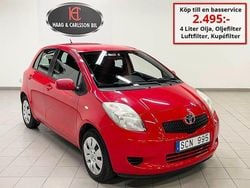 Röd Begagnad 2006 Toyota Yaris Halvkombi | 49 000 kr (Marknadspris)